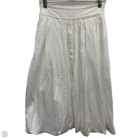 Skirt Maxi By Nine West In White, Size: S