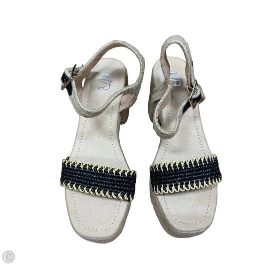 Shoes Heels Block By Clothes Mentor In Black & Tan, Size: 7.5
