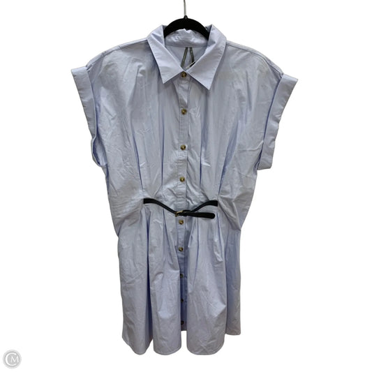 Dress Casual Midi By Anthropologie In Blue, Size: L