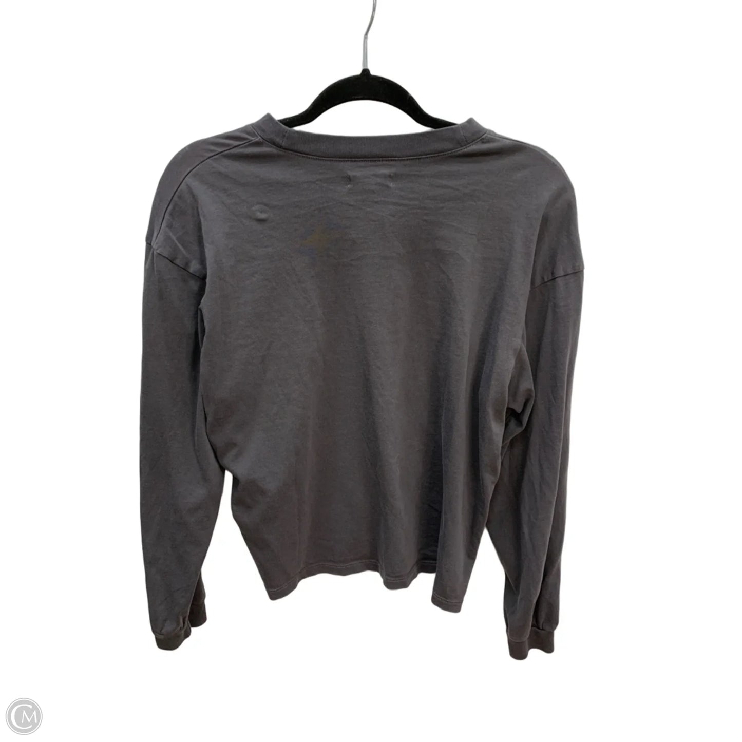 Top Long Sleeve By Madewell In Grey, Size: S