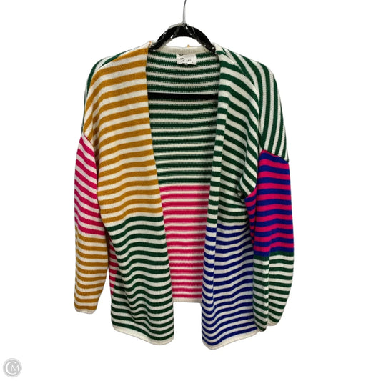 Sweater Cardigan By Clothes Mentor In Maroon, Size: M