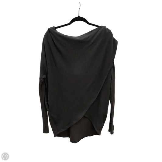 Sweatshirt Hoodie By Athleta In Brown, Size: S