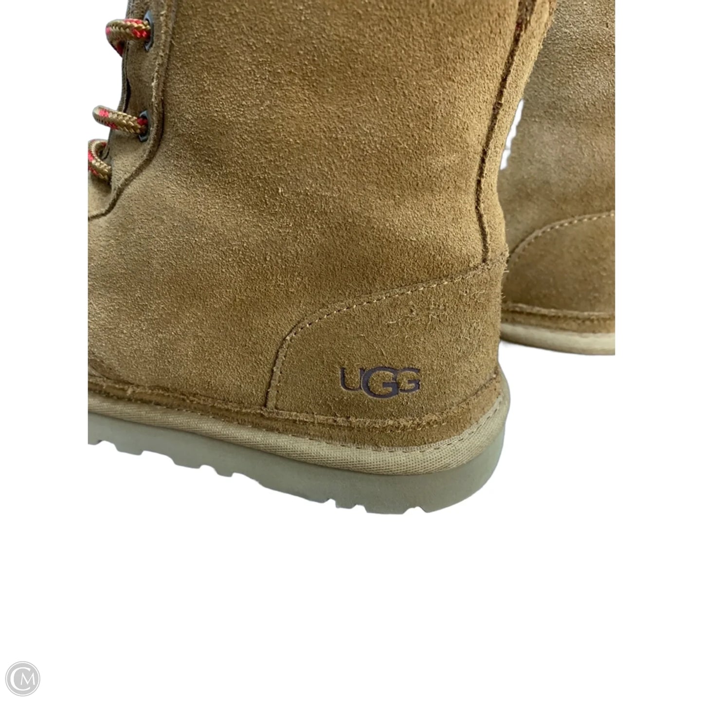 Boots Designer By Ugg In Brown, Size: 10
