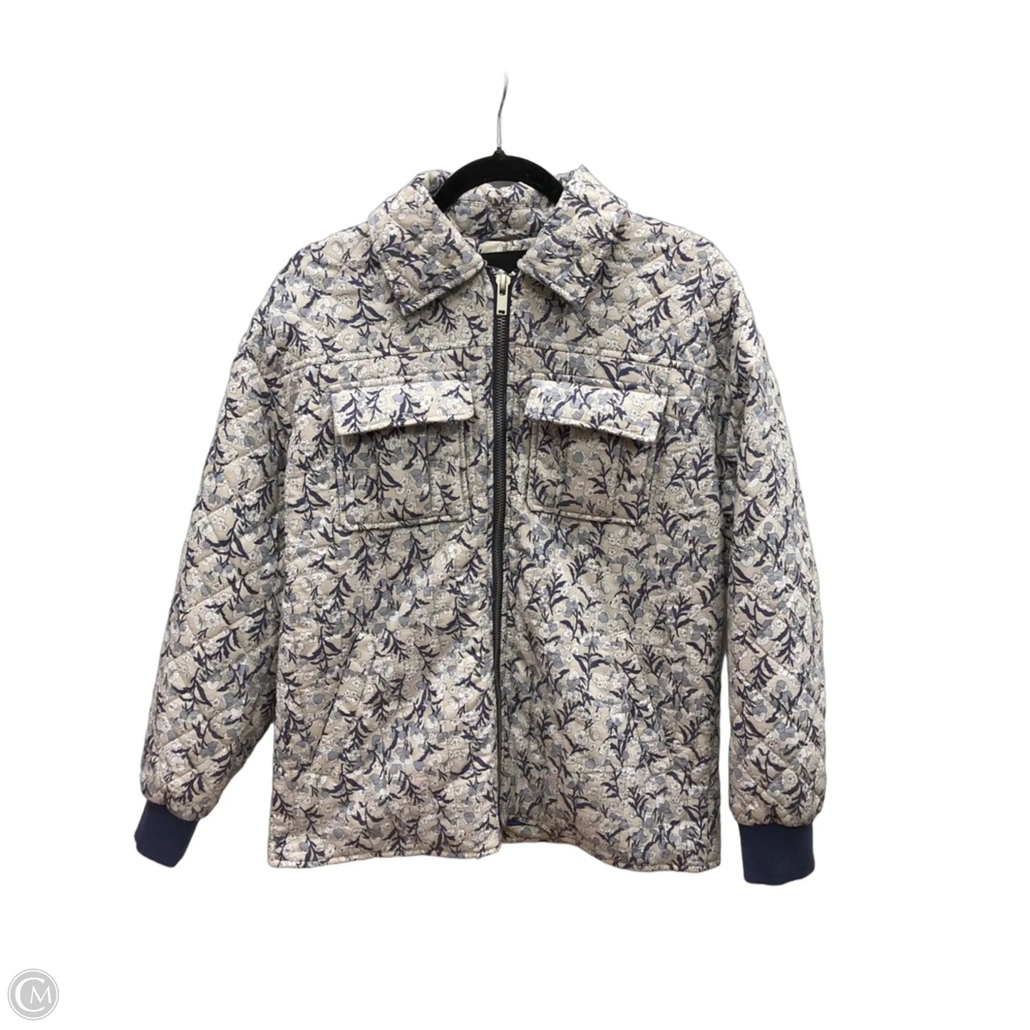 Coat Puffer & Quilted By Bagatelle In Floral Print, Size: Xs