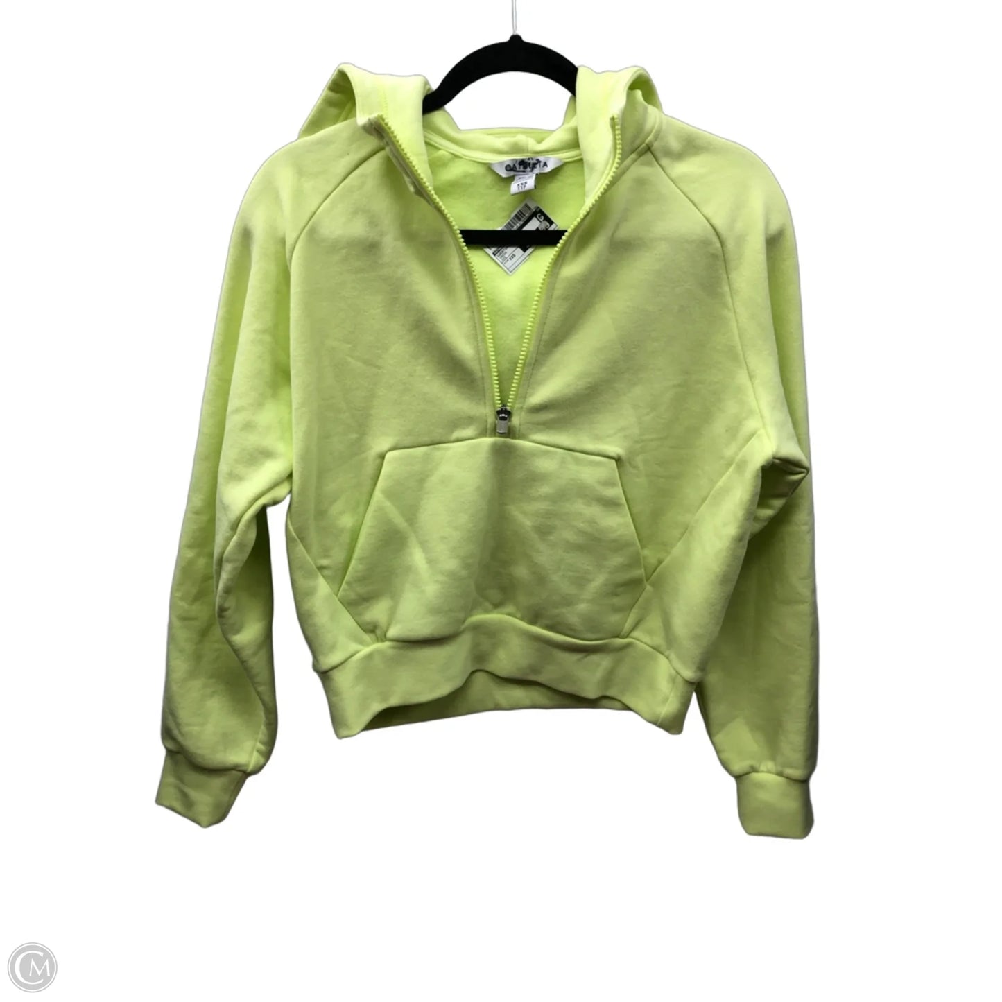 Sweatshirt Hoodie By Athleta In Green, Size: Xxs