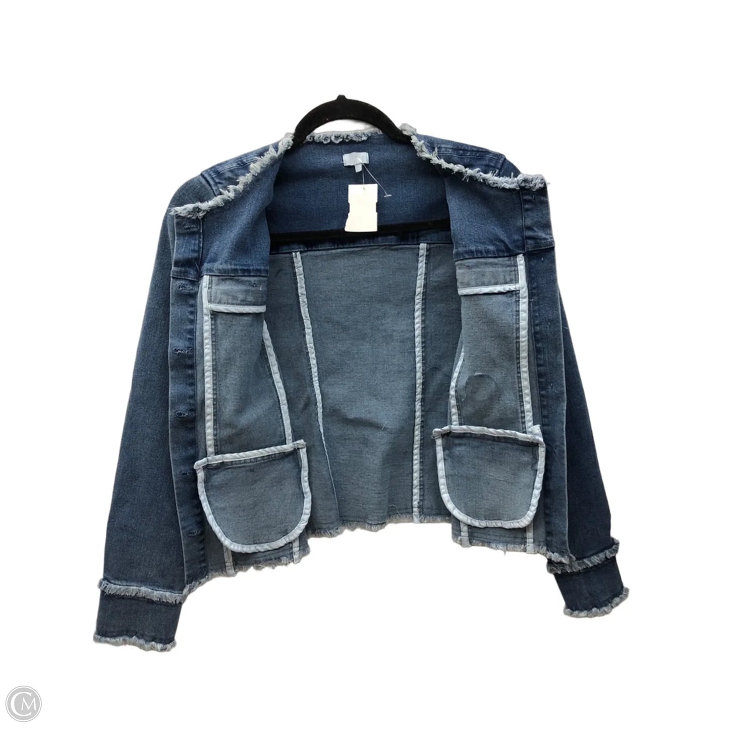 Jacket Denim By Ecru In Blue Denim, Size: S