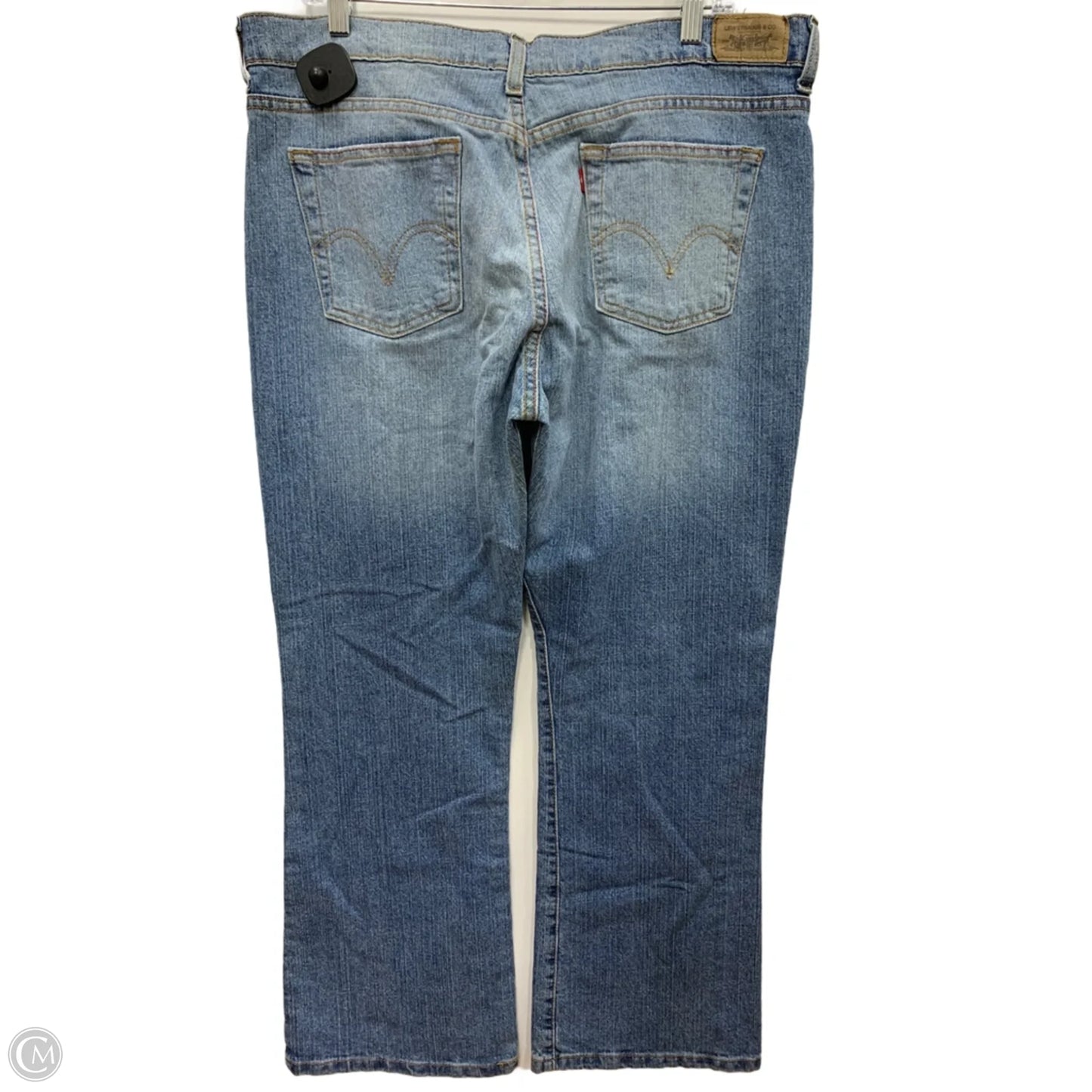 Jeans Boot Cut By Levis In Blue Denim, Size: 16