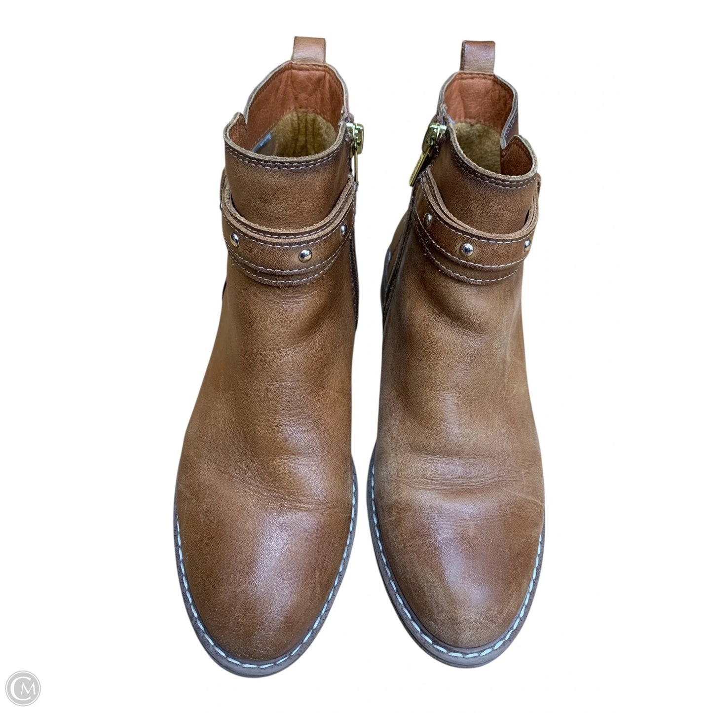 Boots Ankle Flats By Pikolinos In Brown, Size: 6.5