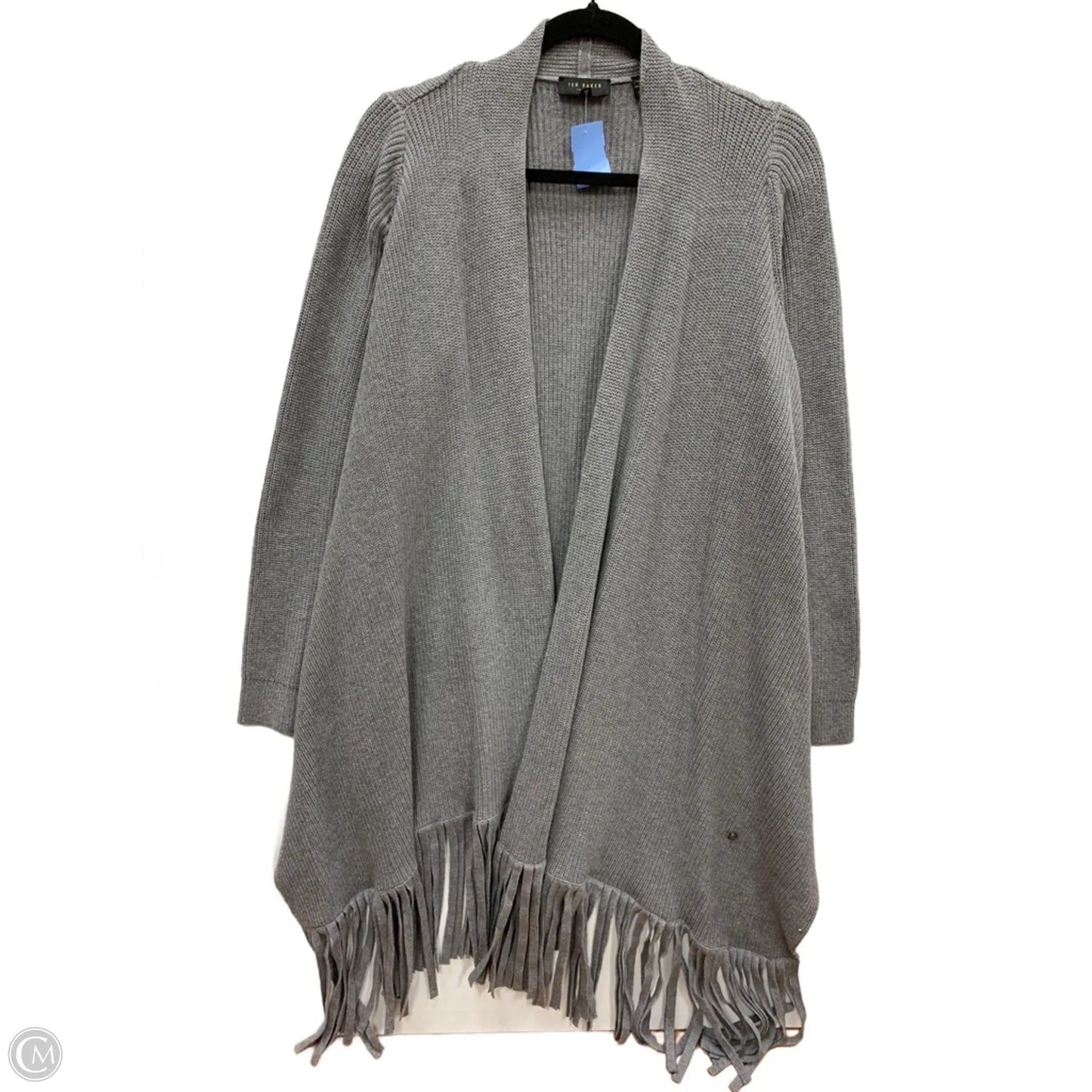 Sweater Cardigan By Ted Baker In Grey, Size: M