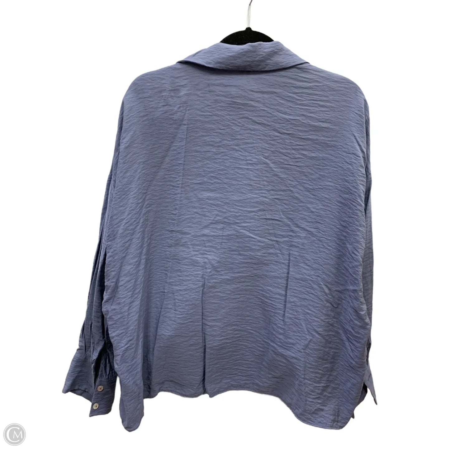 Top Long Sleeve By Anthropologie In Blue, Size: M