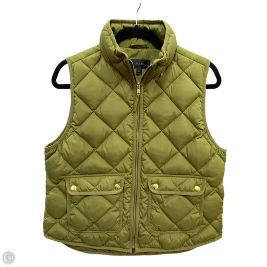 Vest Puffer & Quilted By J. Crew In Green, Size: Lp