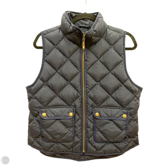 Vest Puffer & Quilted By J. Crew In Blue, Size: Lp