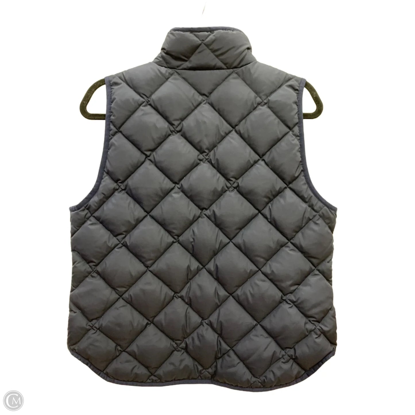 Vest Puffer & Quilted By J. Crew In Blue, Size: Lp