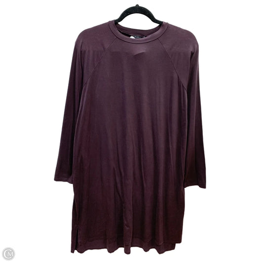 Dress Casual Midi By Eileen Fisher In Purple, Size: M