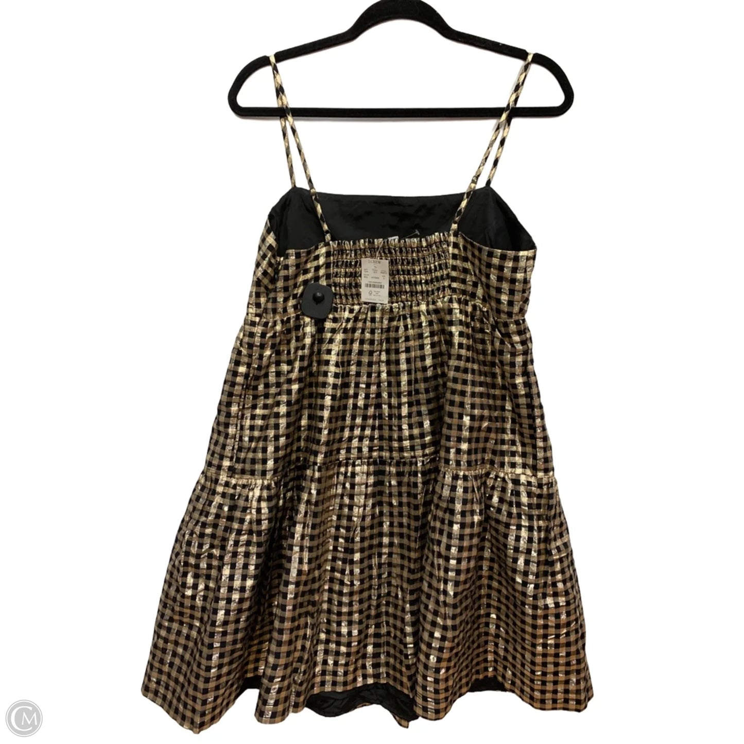 Dress Party Short By J. Crew In Black & Gold, Size: 6