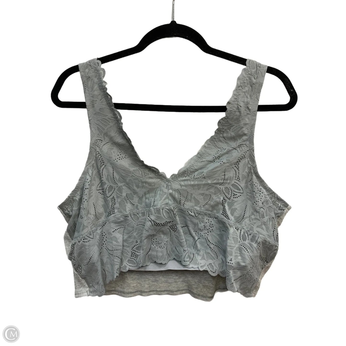 Bralette By Aerie In Grey, Size: Xxl