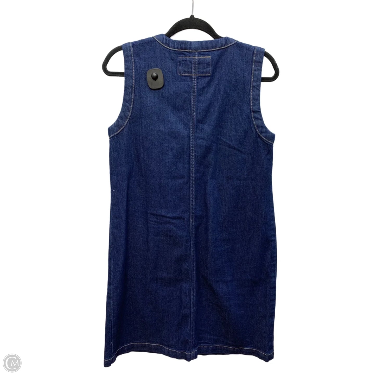 Dress Casual Midi By Ann Taylor In Blue Denim, Size: 4p