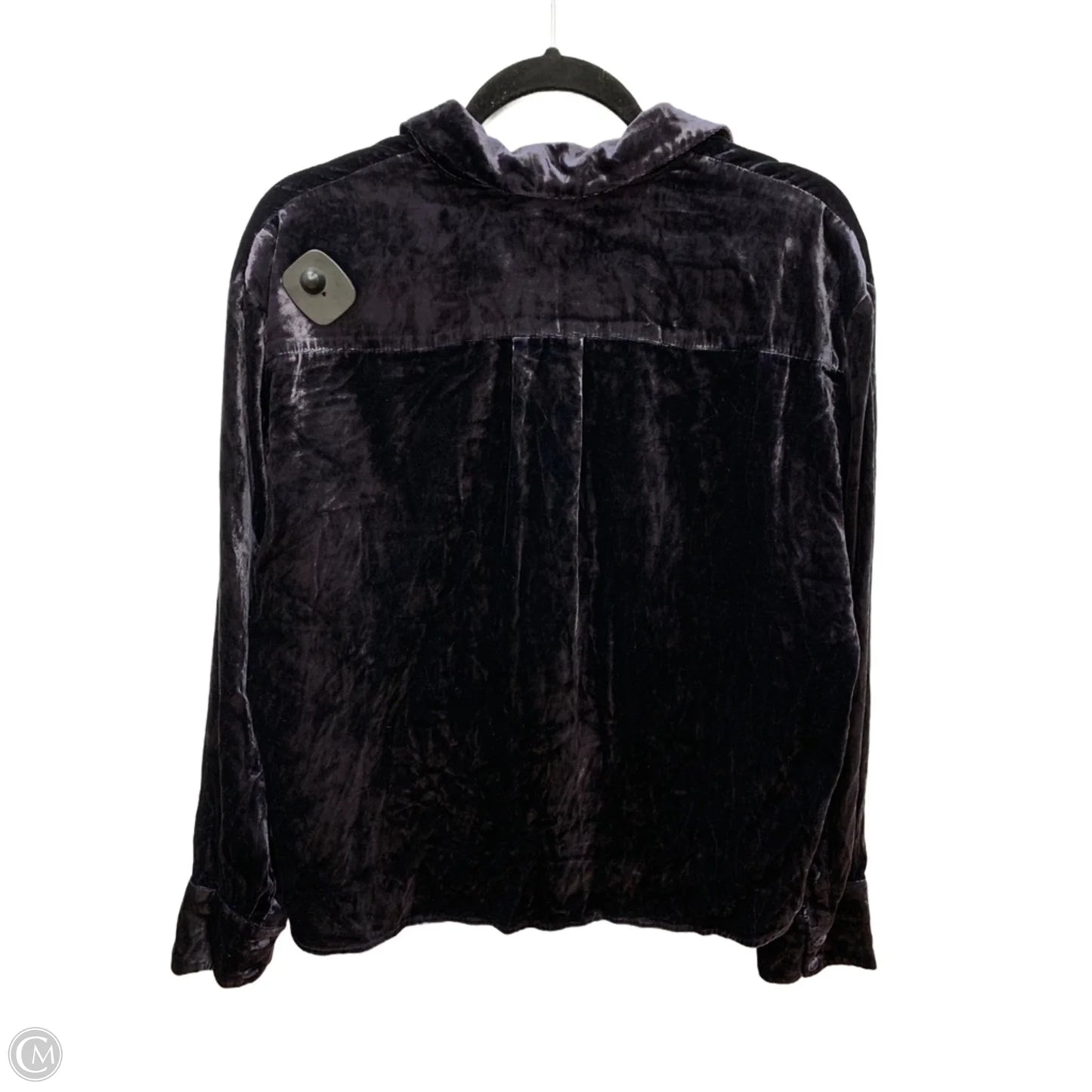 Blouse Long Sleeve By Talbots In Purple, Size: M
