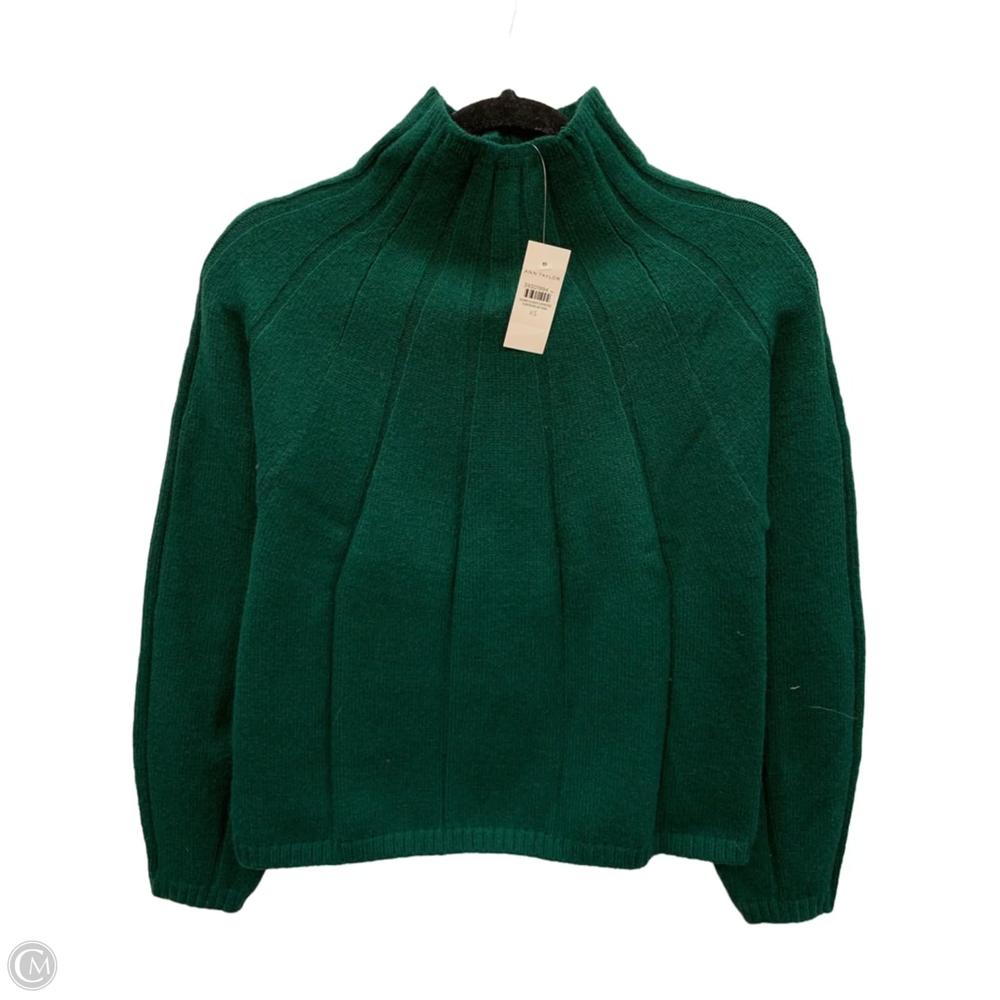 Sweater By Ann Taylor In Green, Size: Xs