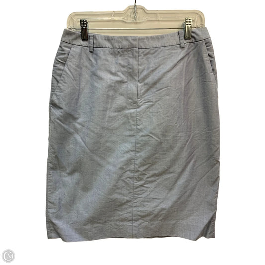 Skirt Midi By Brooks Brothers In Blue, Size: 6