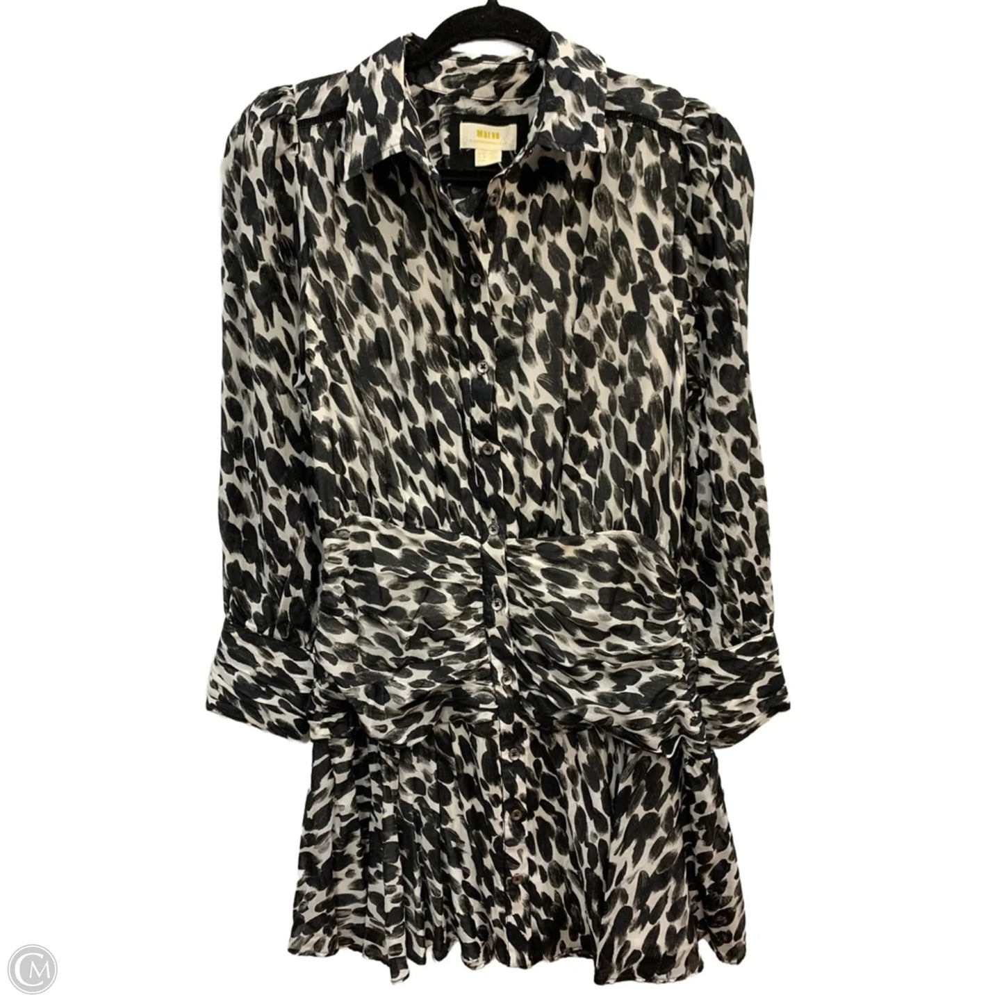 Dress Casual Short By Maeve In Black & White, Size: 12p