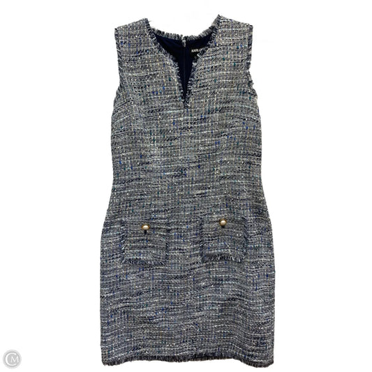 Dress Designer By Karl Lagerfeld In Blue, Size: S