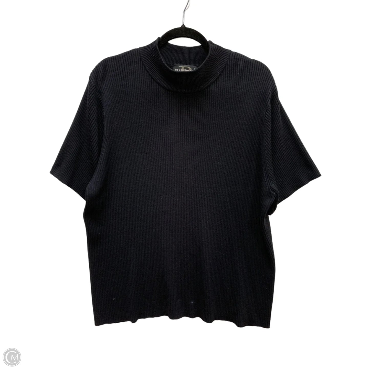 Sweater By Requirements In Black, Size: 2x