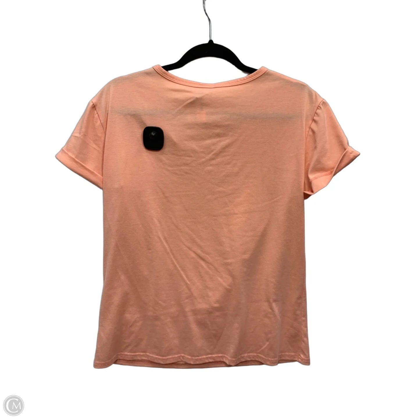 Top Short Sleeve By Clothes Mentor In Peach, Size: S