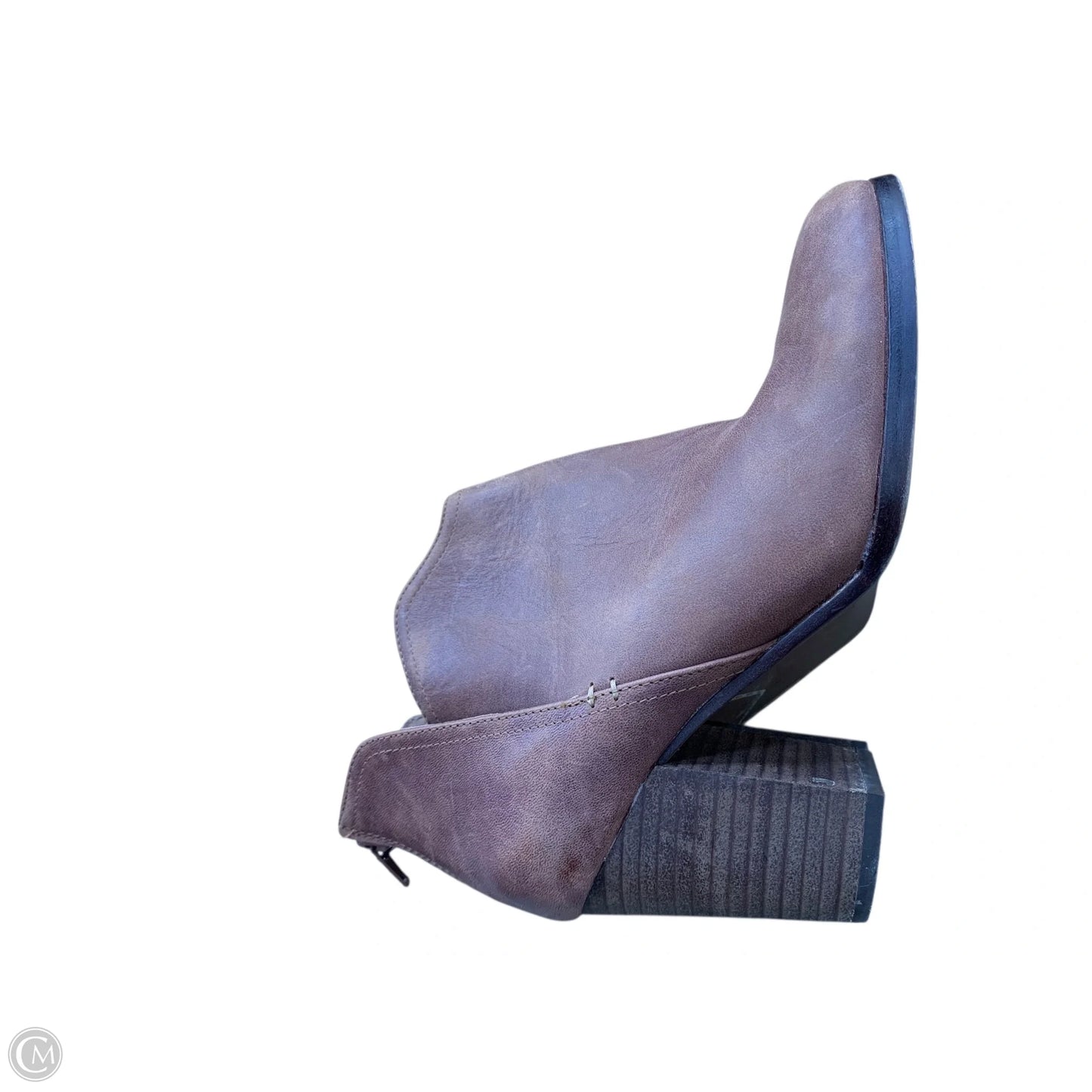 Boots Ankle Heels By Gianni Bini In Brown, Size: 9