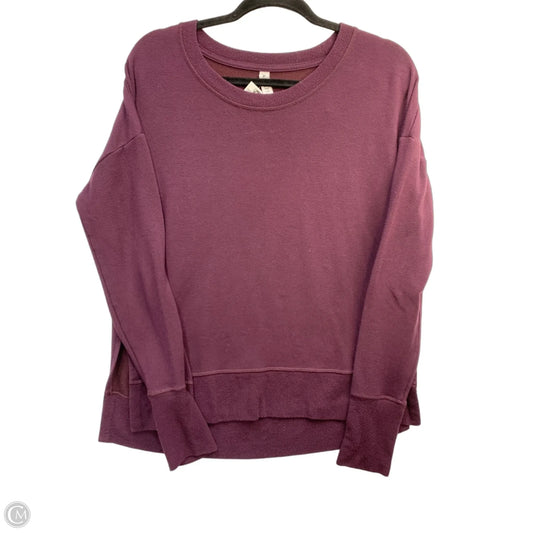 Sweatshirt Crewneck By Athleta In Purple, Size: S