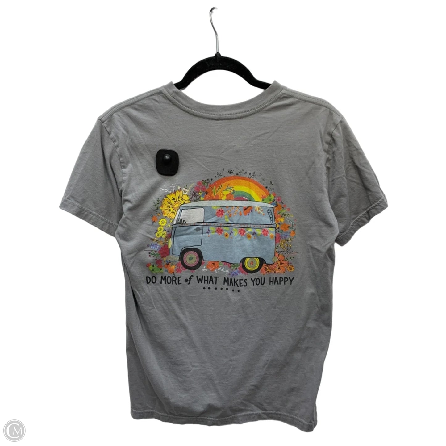 Top Short Sleeve By Natural Life In Grey, Size: S