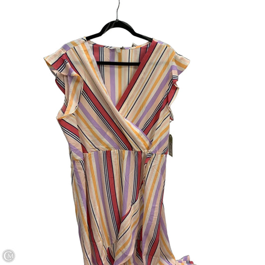 Dress Casual Maxi By Clothes Mentor In Striped Pattern, Size: 3x