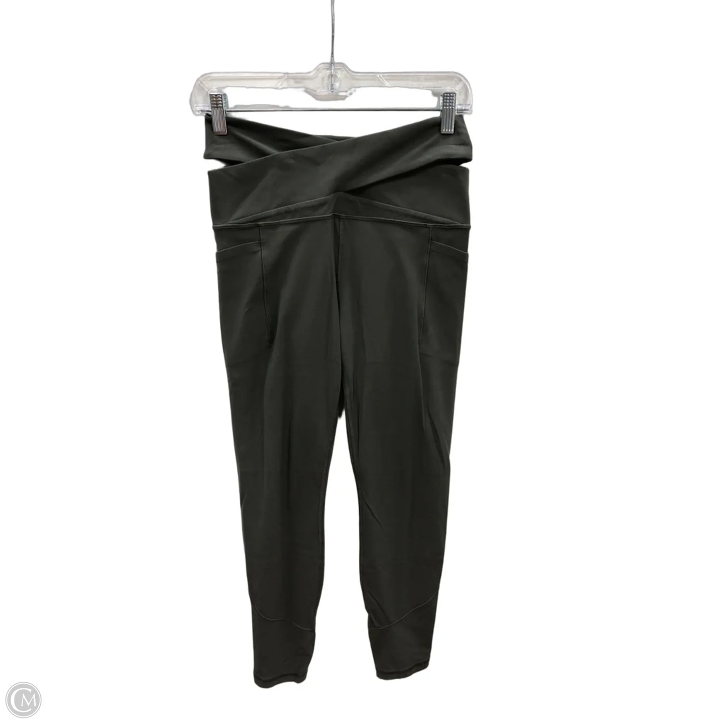 Athletic Leggings By Athleta In Grey, Size: M