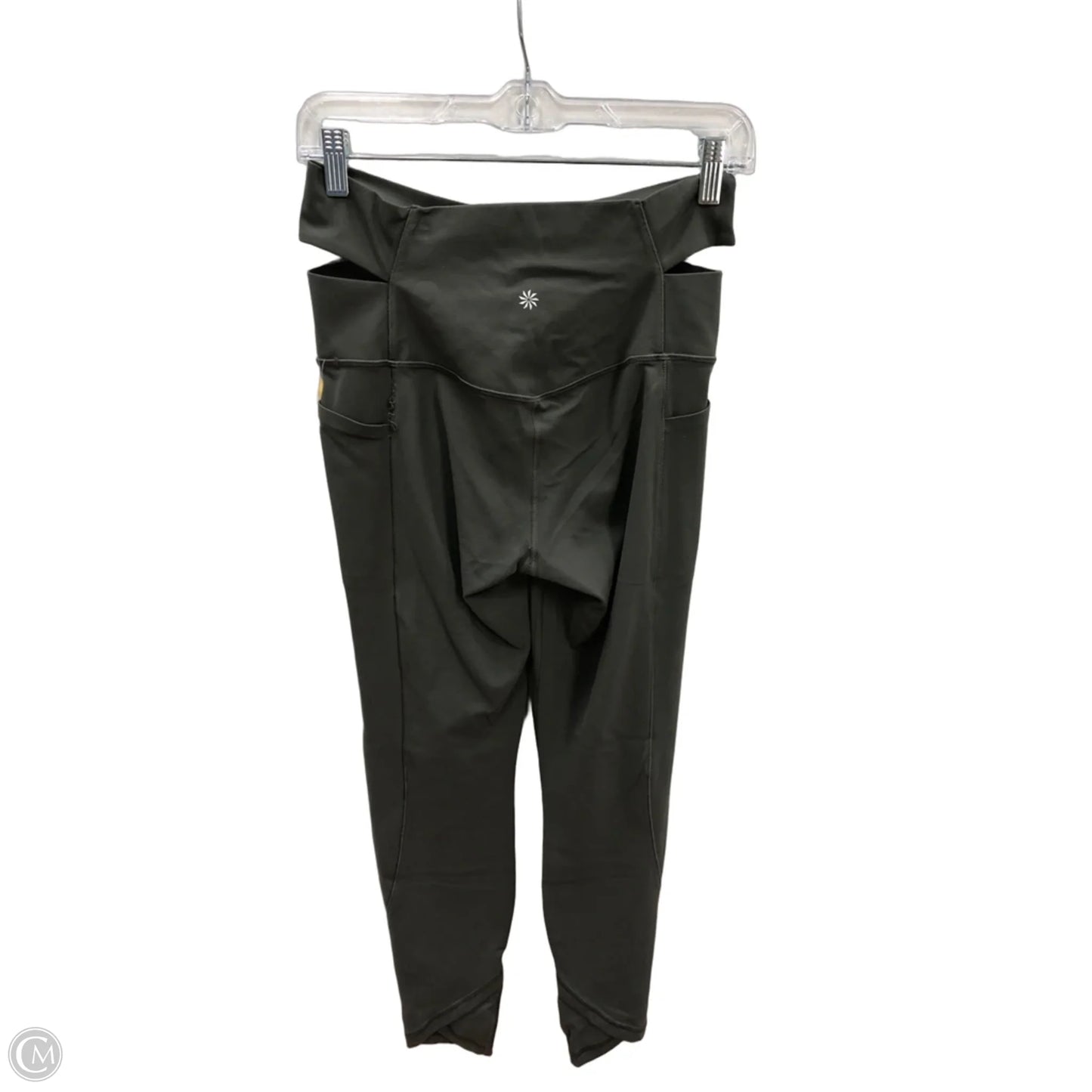 Athletic Leggings By Athleta In Grey, Size: M