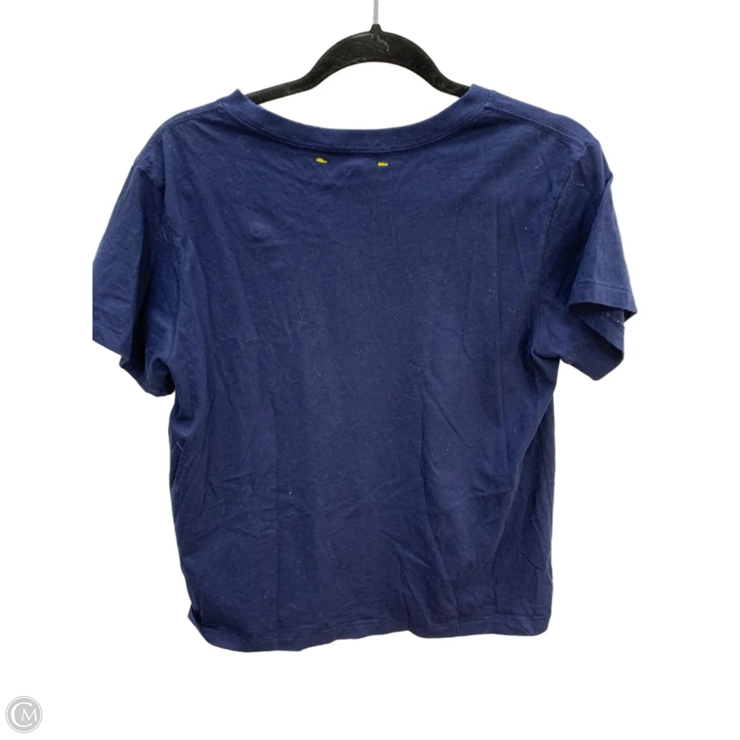 Top Short Sleeve By Kerri Rosenthal In Blue, Size: M