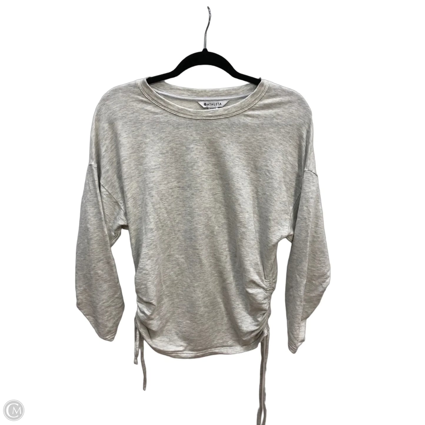 Athletic Sweatshirt Crewneck By Athleta In Grey, Size: Xs