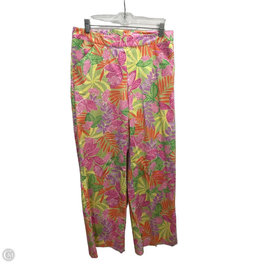 Pants Designer By Lilly Pulitzer In Tropical Print, Size: 8
