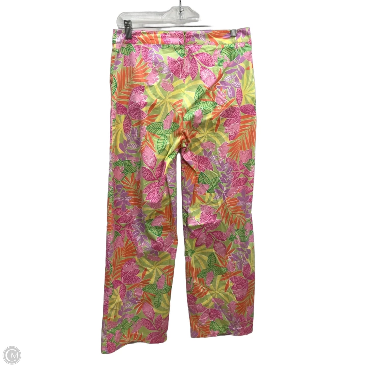 Pants Designer By Lilly Pulitzer In Tropical Print, Size: 8