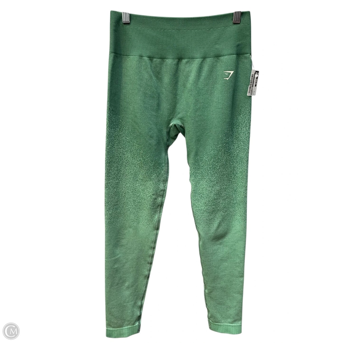 Athletic Leggings By Gym Shark In Green, Size: M