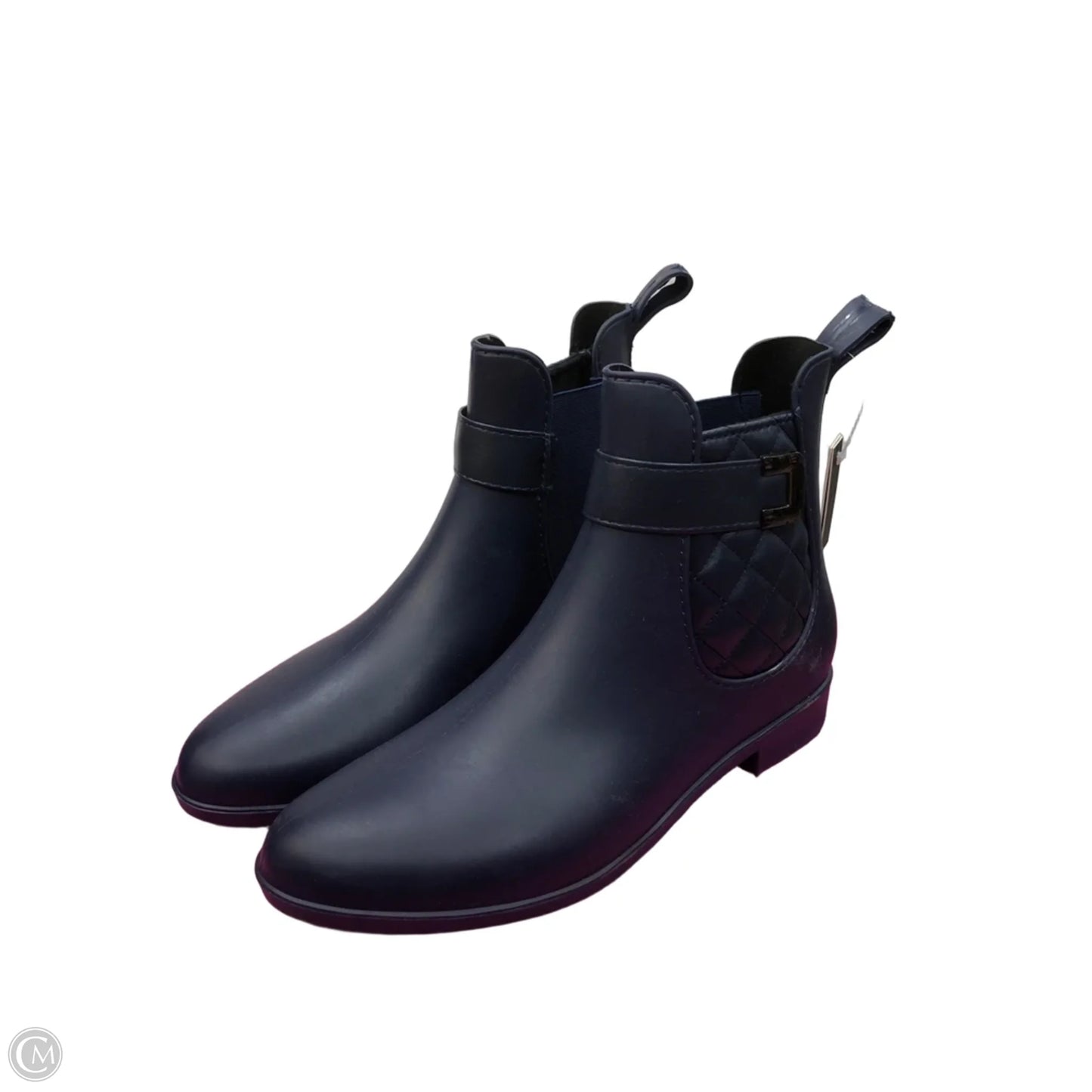 Boots Rain By Clothes Mentor In Blue, Size: 9
