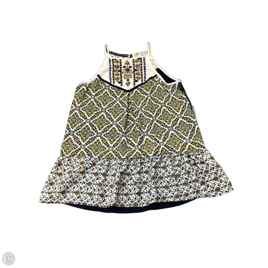 Tank Top By Jolt In Blue & Yellow, Size: Xs