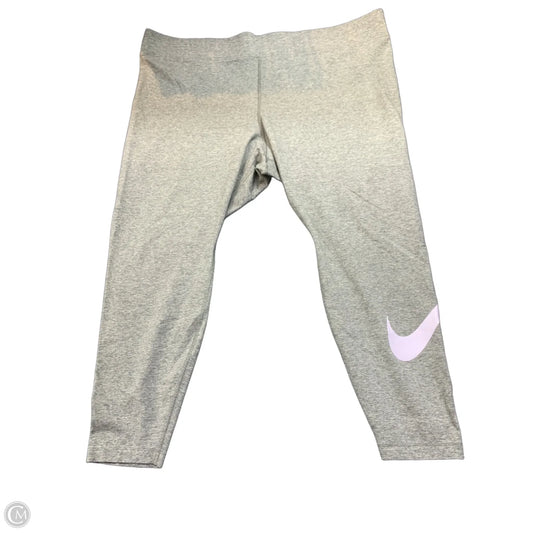 Pants Leggings By Nike In Grey, Size: 3x