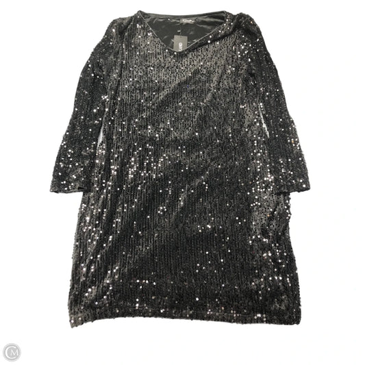 Dress Party Long By Clothes Mentor In Black, Size: 18
