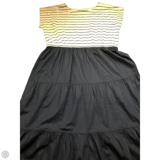 Dress Casual Maxi By J. Jill In Blue & White, Size: L