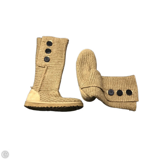 Boots Designer By Ugg In Brown, Size: 7