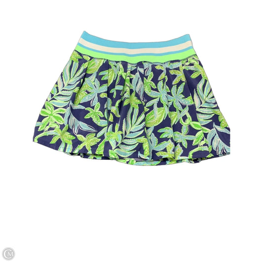 Skirt Designer By Lilly Pulitzer In Blue & Green, Size: L