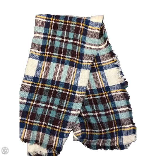 Scarf Winter By Clothes Mentor In Plaid Pattern