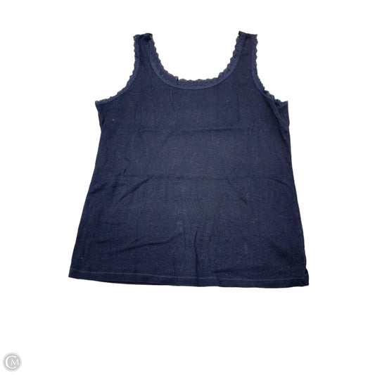 Tank Top By Jones New York In Navy, Size: L
