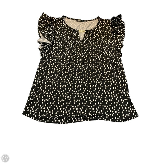 Top Sleeveless By Cure In Polkadot Pattern, Size: L