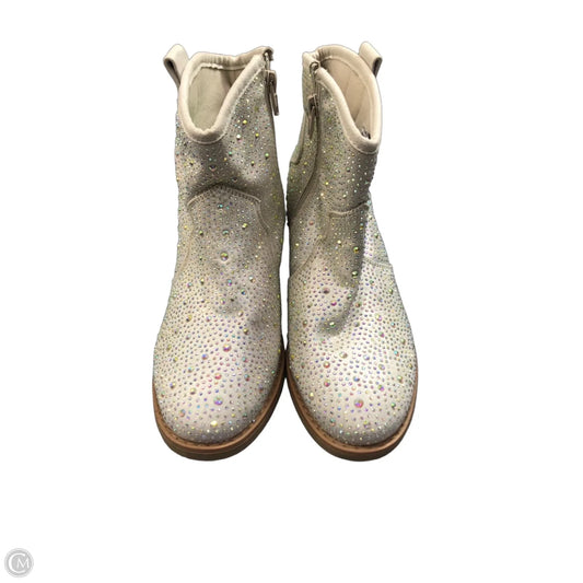 Boots Ankle Flats By Limelight In Silver, Size: 5